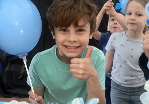 Mateusz na Niebieskich Igrzyskach.