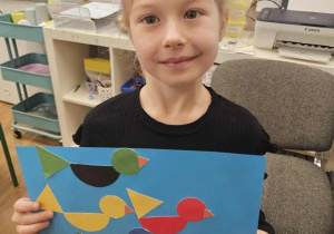 Stefcia się uśmiecha.