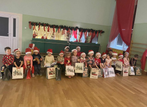 Spotkanie z Mikołajem w grupie Tygrysków