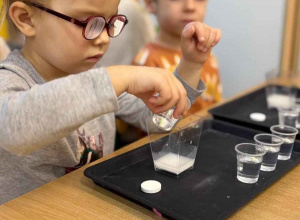 Burza śnieżna - eksperyment