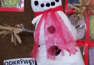 Przestrzenny bałwanek grupy Odkrywcy.