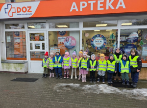 Grupa „Nutki” z wizytą w Aptece DOZ - Dbam o Zdrowie