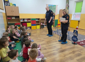 Wizyta Straży Miejskiej w naszym przedszkolu