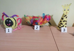 Prace 1, 2, 3 miejsce 3-4 latków.
