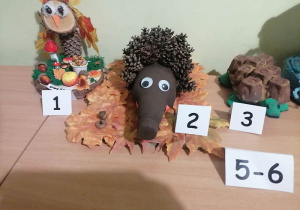 Prace 1, 2, 3 miejsce 5-6 latków.